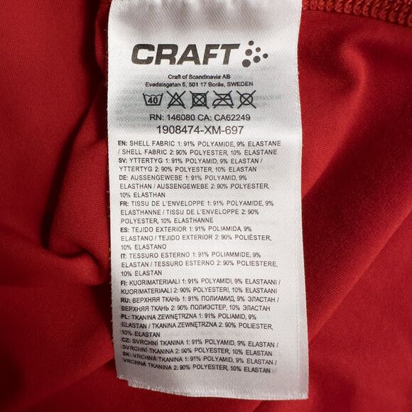 Craft Spartan Pro Series Tank Top Womens Medium Compression Fit Red Gray OCR - Picture 13 of 16